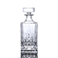 700ml Classic Engraved Whiskey Decanter by Lead Free Cyrstal Glass Bottle